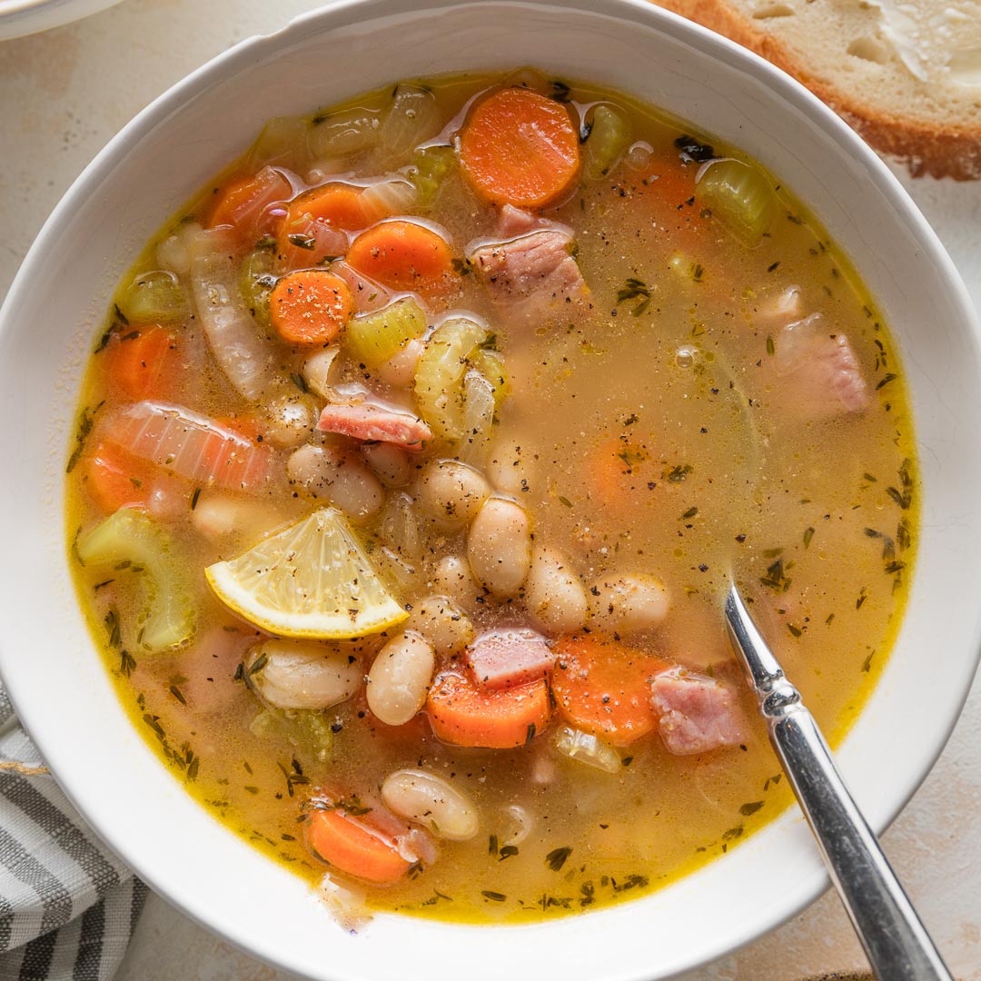 Easy Ham and Bean Soup