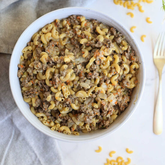 Healthy Hamburber Helper (GF)