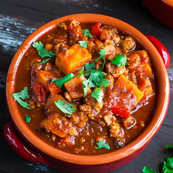 Turkey and Sweet Potato Chili