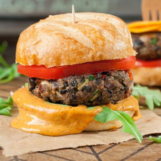 Black Bean Veggie Burgers