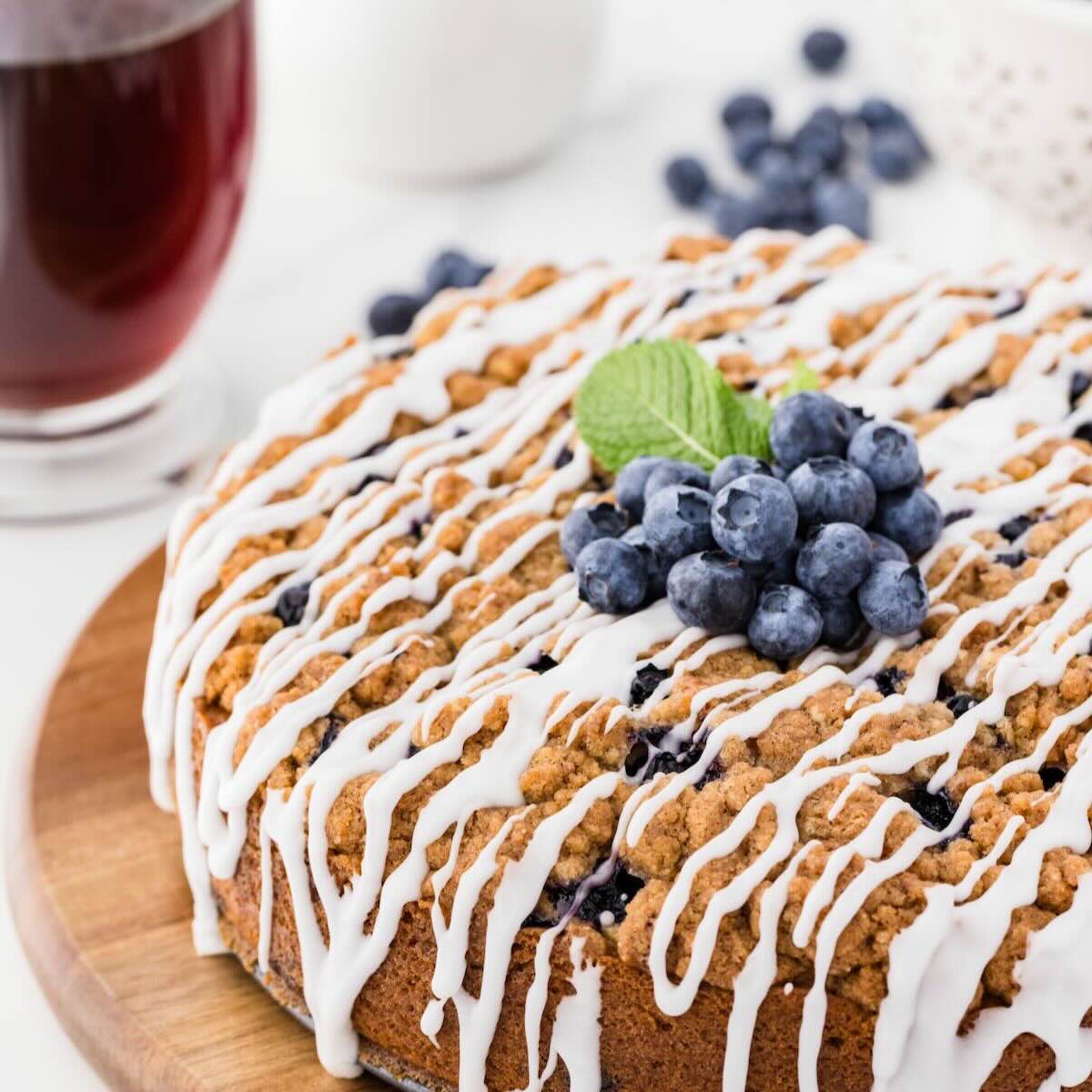 Lemon Blueberry Coffee Cake