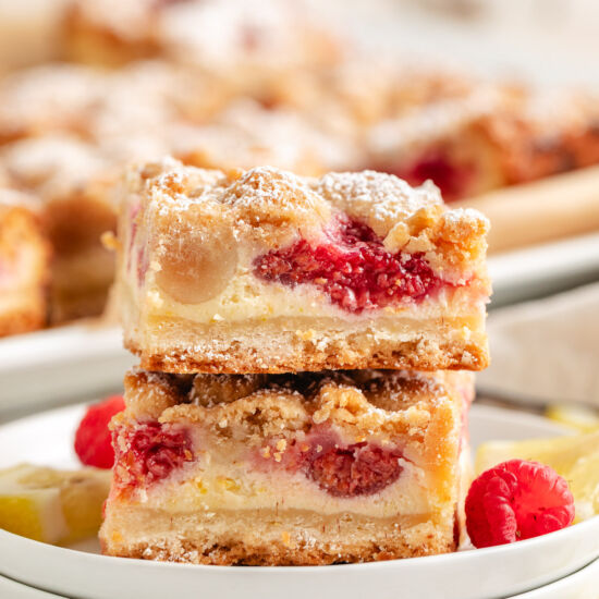 Lemon Raspberry Crumb Bars