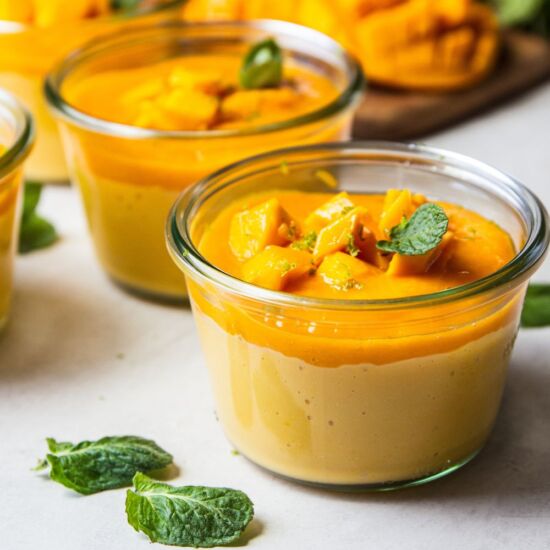 3-Ingredient Mango Mousse