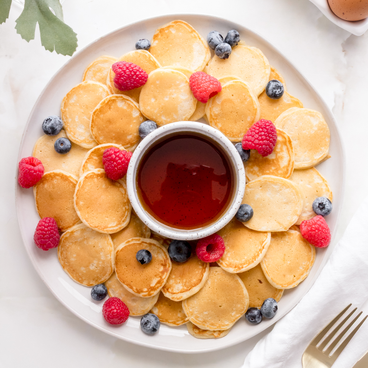 Light and Fluffy Mini Pancakes