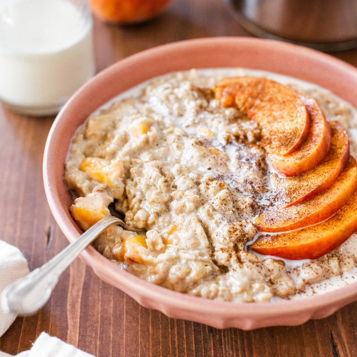 Peaches and Cream Oatmeal