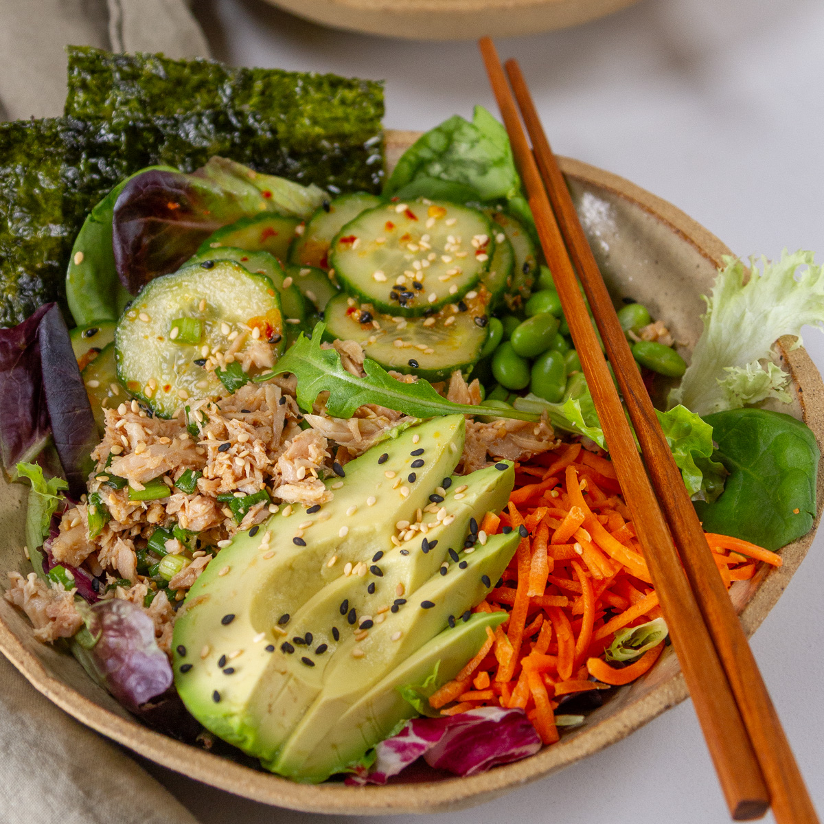 Asian Tuna Bowl