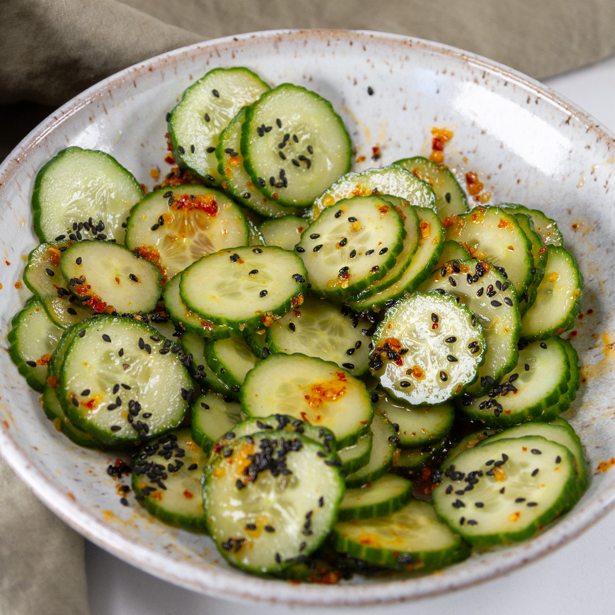 Spicy Asian Cucumber Salad