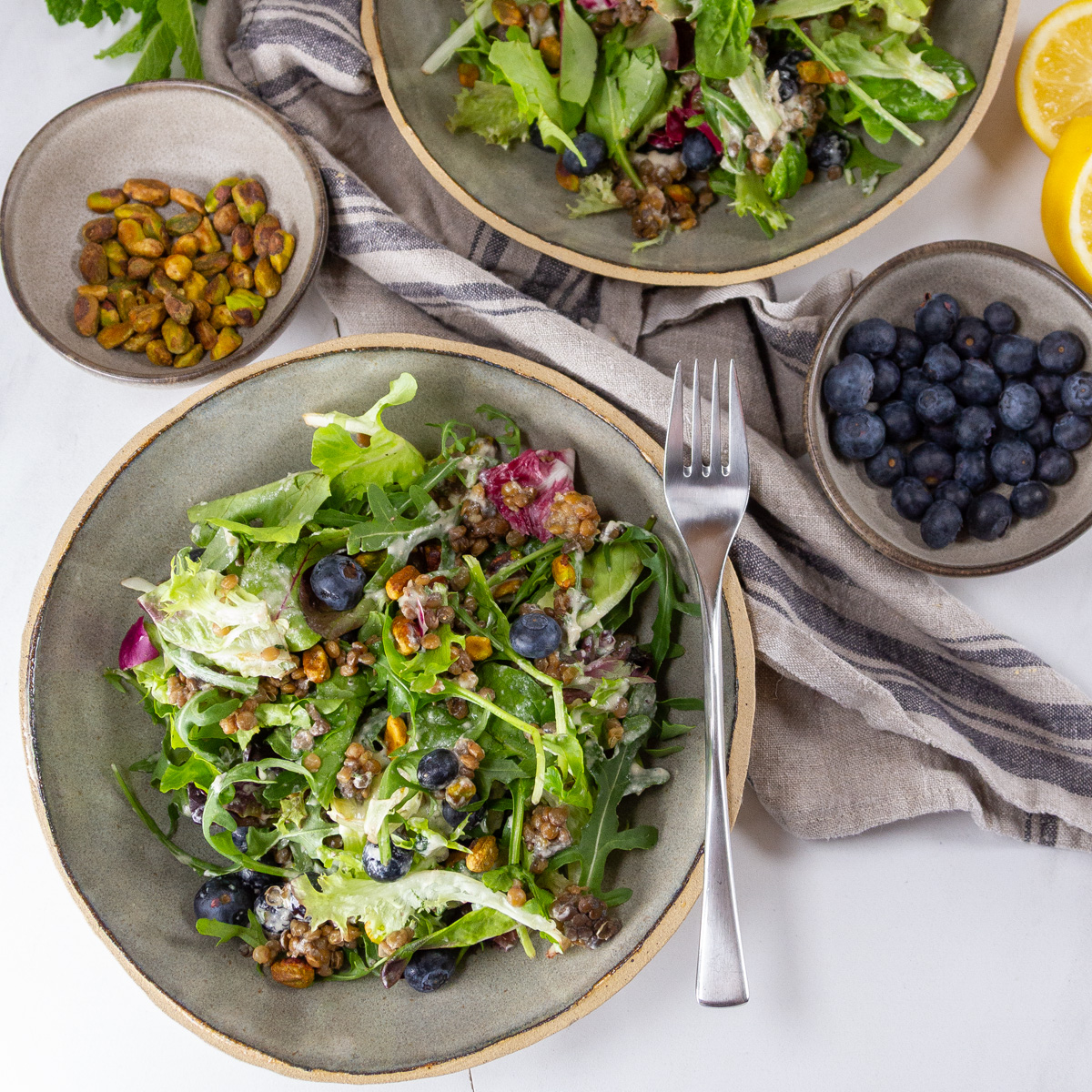 Lentil Blueberry Salad