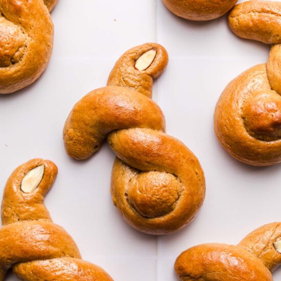 Wholesome Vegan Easter Bunny Rolls