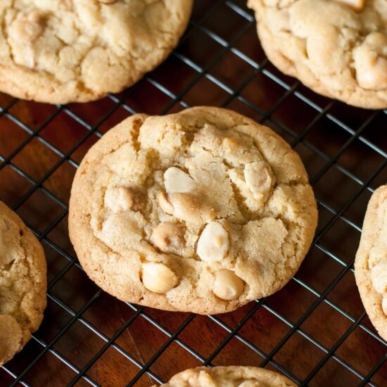 Peanut Butter Macadamia Nut Cookies