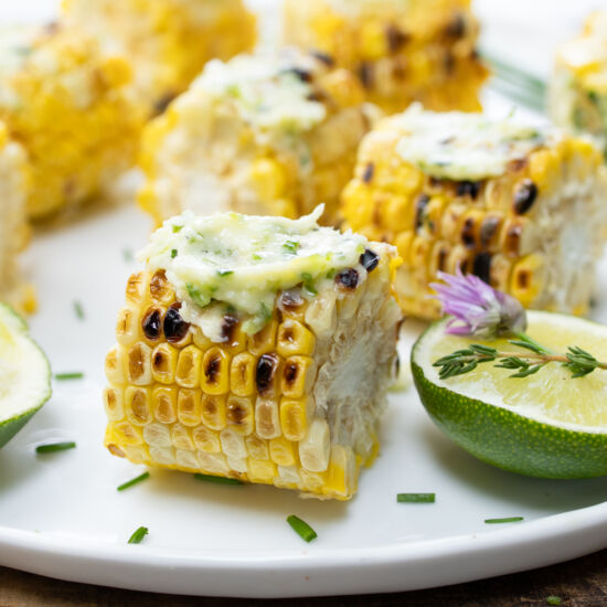 BBQ Corn w/ Jalapeño Lime Butter