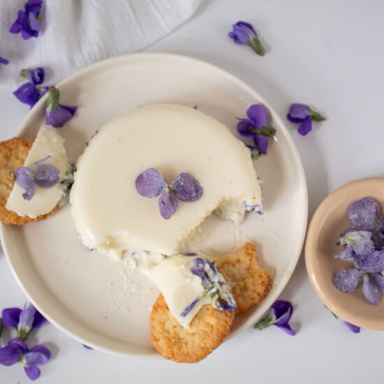 Violet Panna Cotta