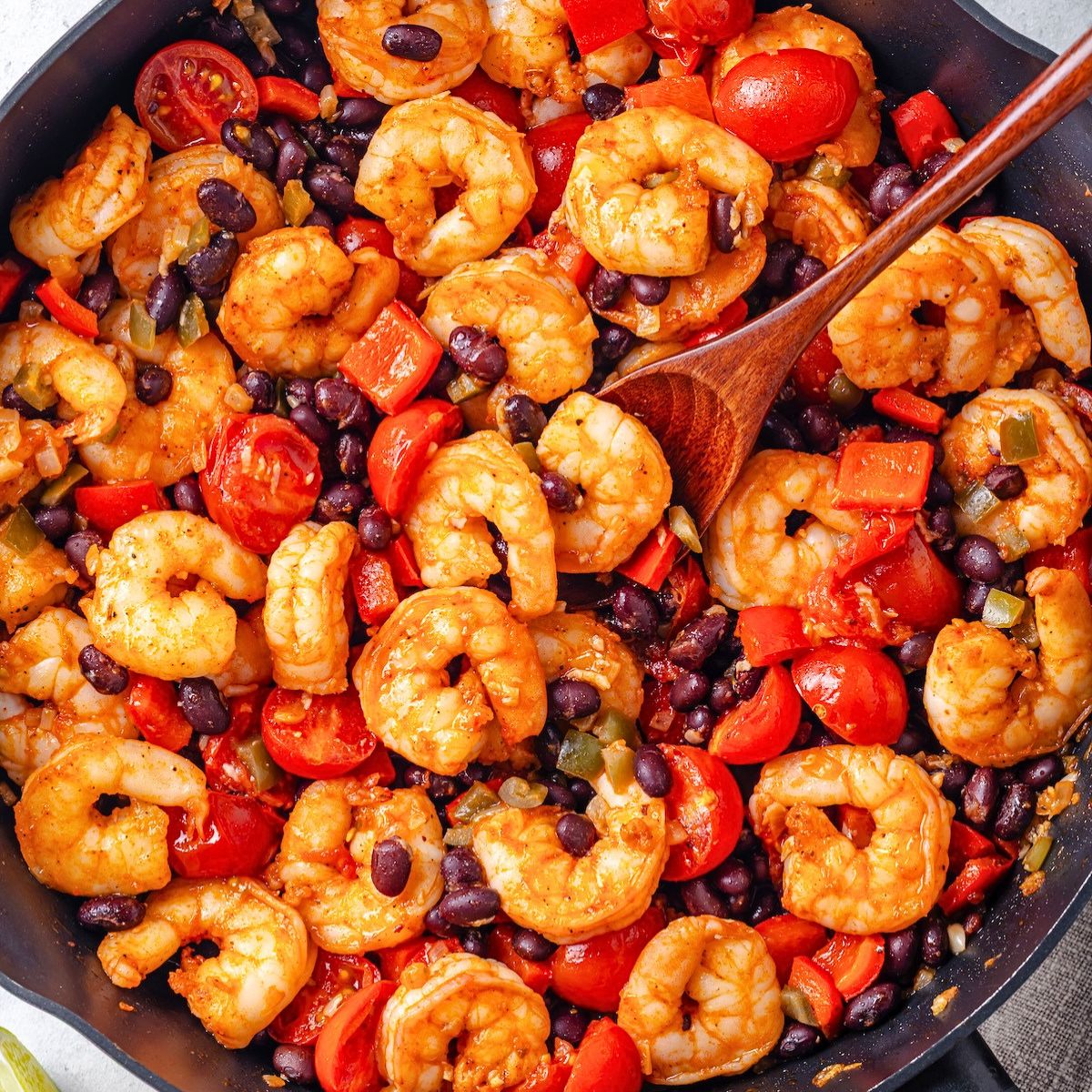 15 Minute Southwest Shrimp Skillet