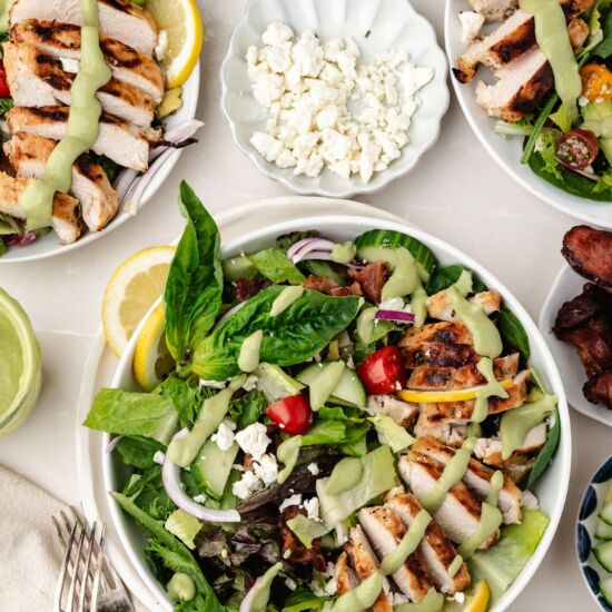 Mediterranean BLT Salad