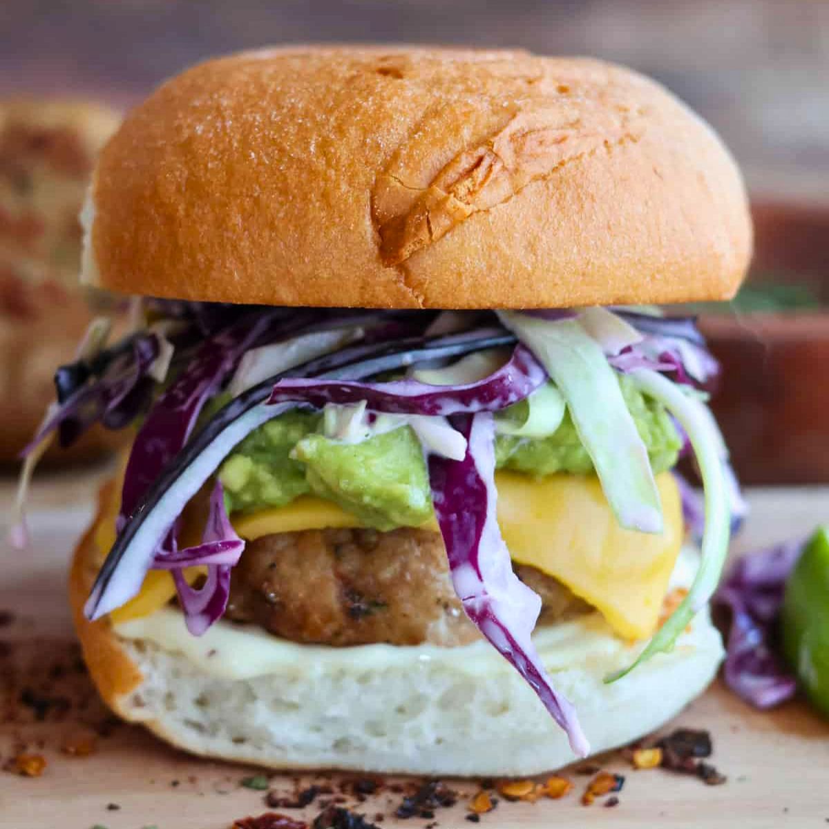 Air Fryer Turkey Burgers