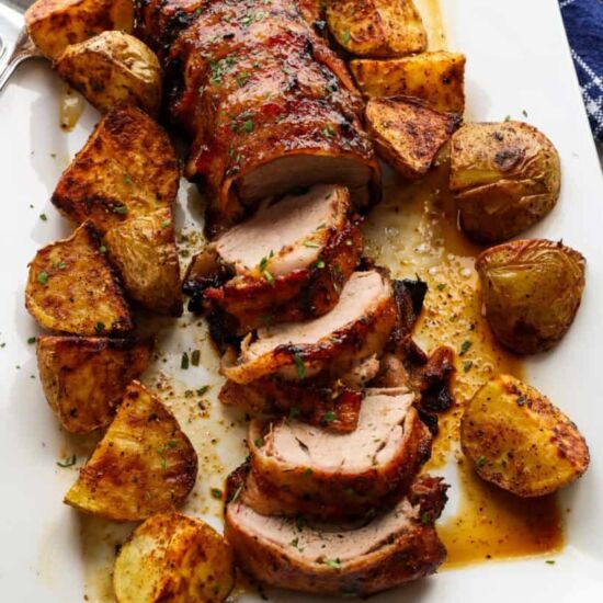 Bacon Wrapped Pork Tenderloin