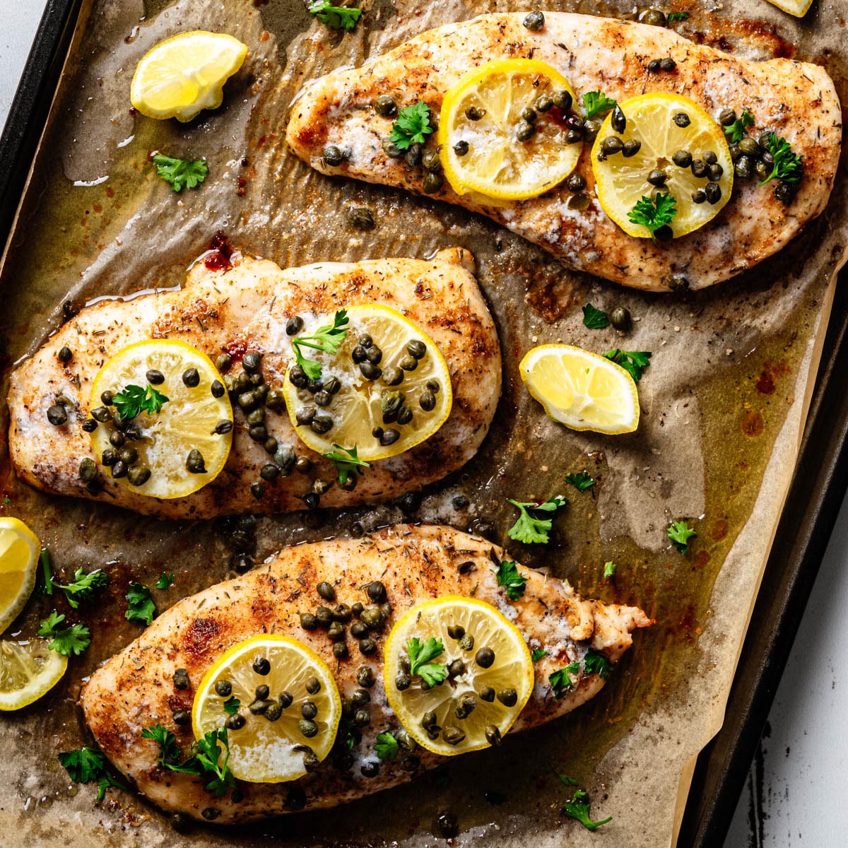 Baked Chicken Piccata