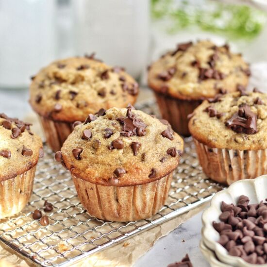 Banana Chocolate Chip Muffins