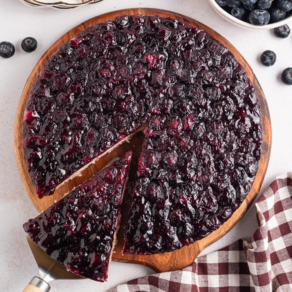 Blueberry Upside Down Cake