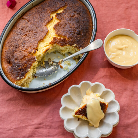 Box Cake Apple Sponge Pudding