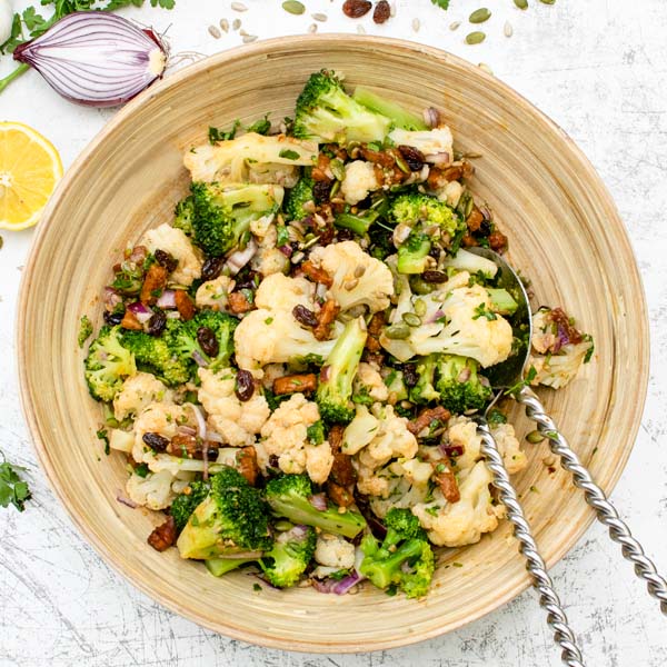 Broccoli & Cauliflower Salad