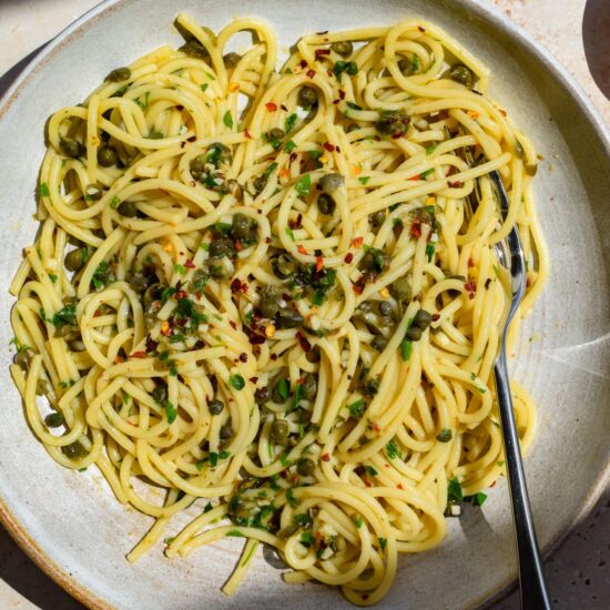 Caper Spaghetti