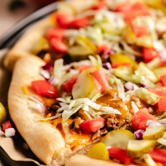 Cheeseburger Pizza