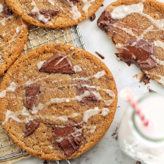 Chewy Churro Chocolate Cookies