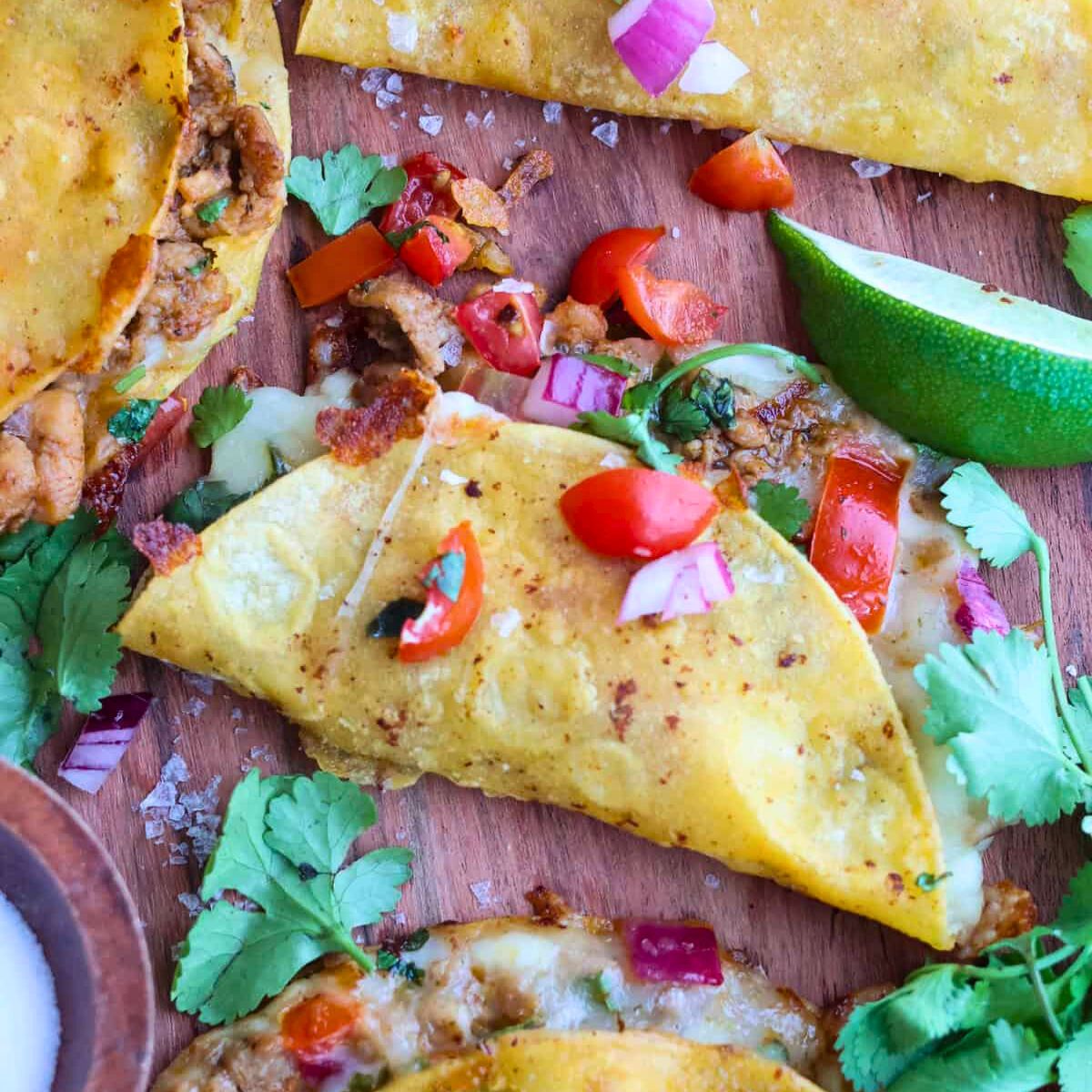 Chicken and Sausage Tacos