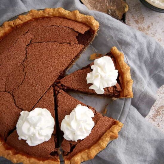 Old-Fashioned Chocolate Chess Pie