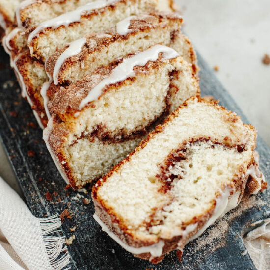 Cinnamon Roll Quick Bread