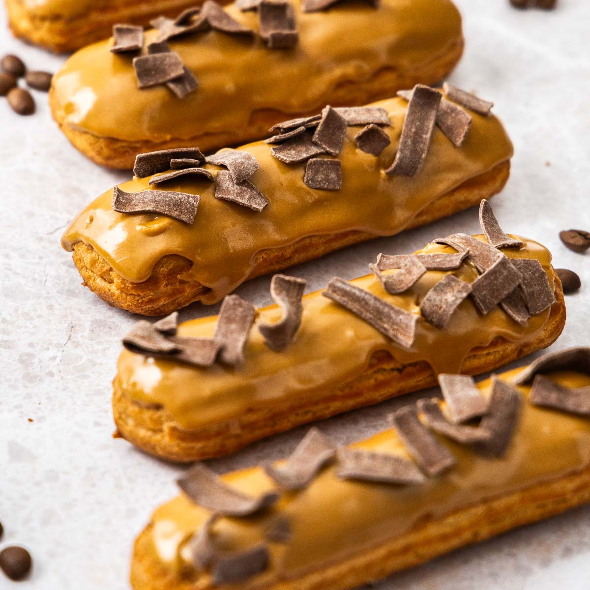 Coffee Eclairs