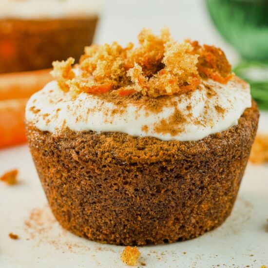 Cottage Cheese Carrot Cake Muffins