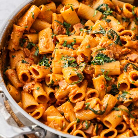 Creamy Bacon and Tomato Pasta