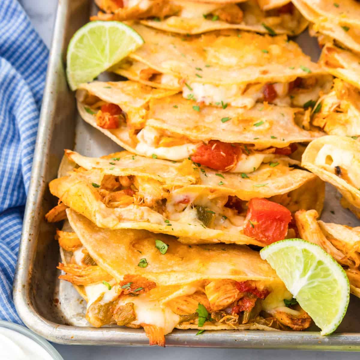Crispy Baked Chicken Tacos