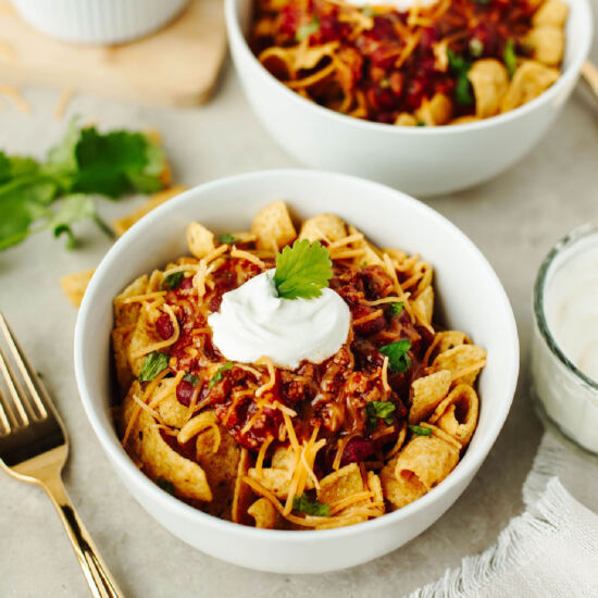 Crockpot Chili Frito Pie
