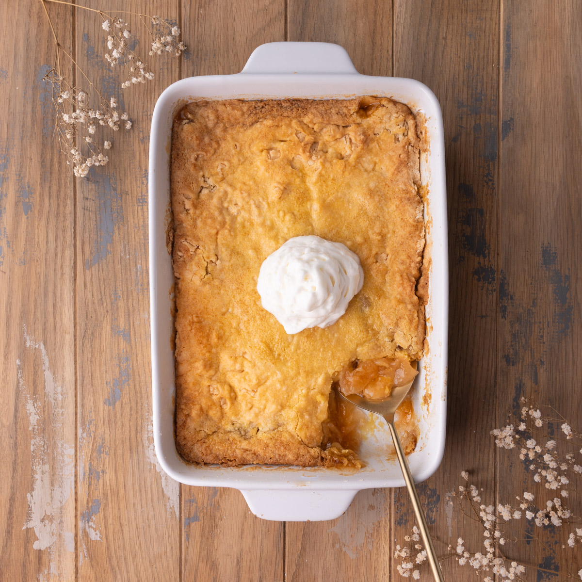 3-Ingredient Apple Dump Cake