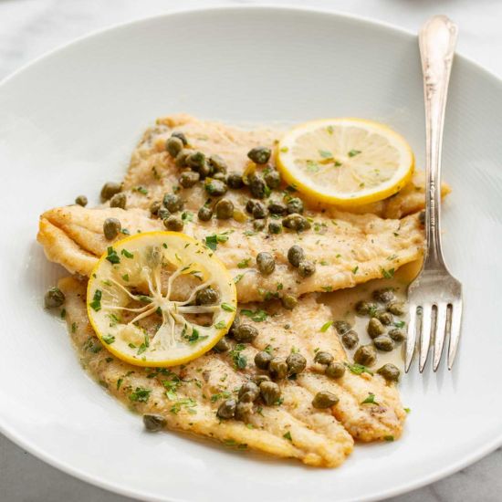 Lemon Caper Fish Piccata