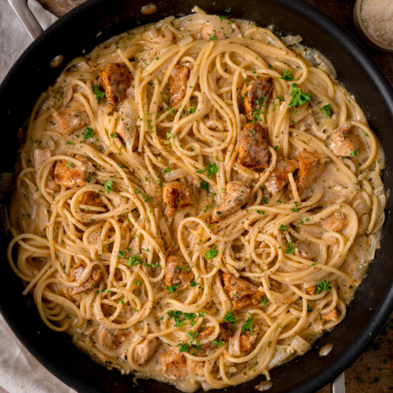 Garlic Butter Chicken Pasta