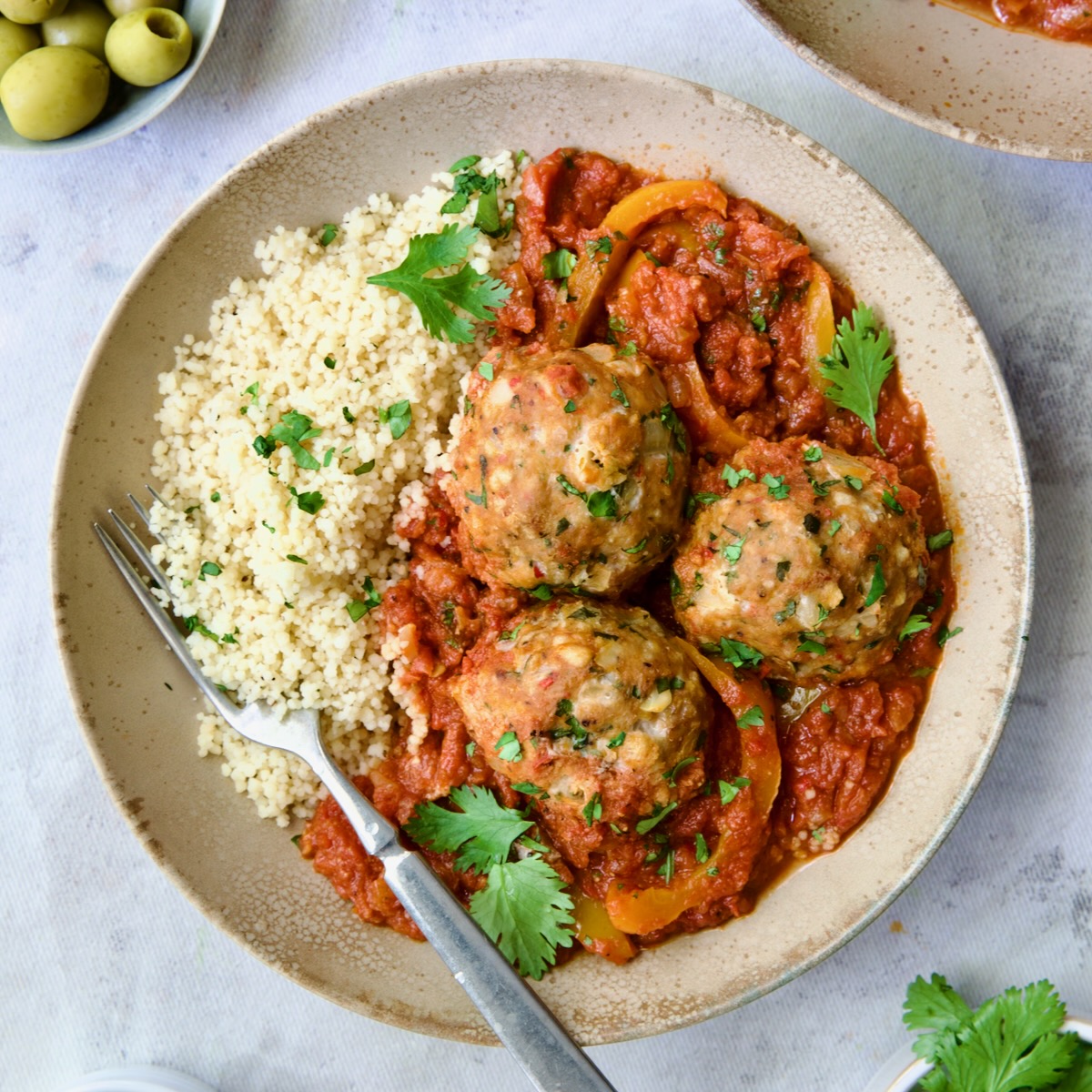 Harissa Chicken Meatballs