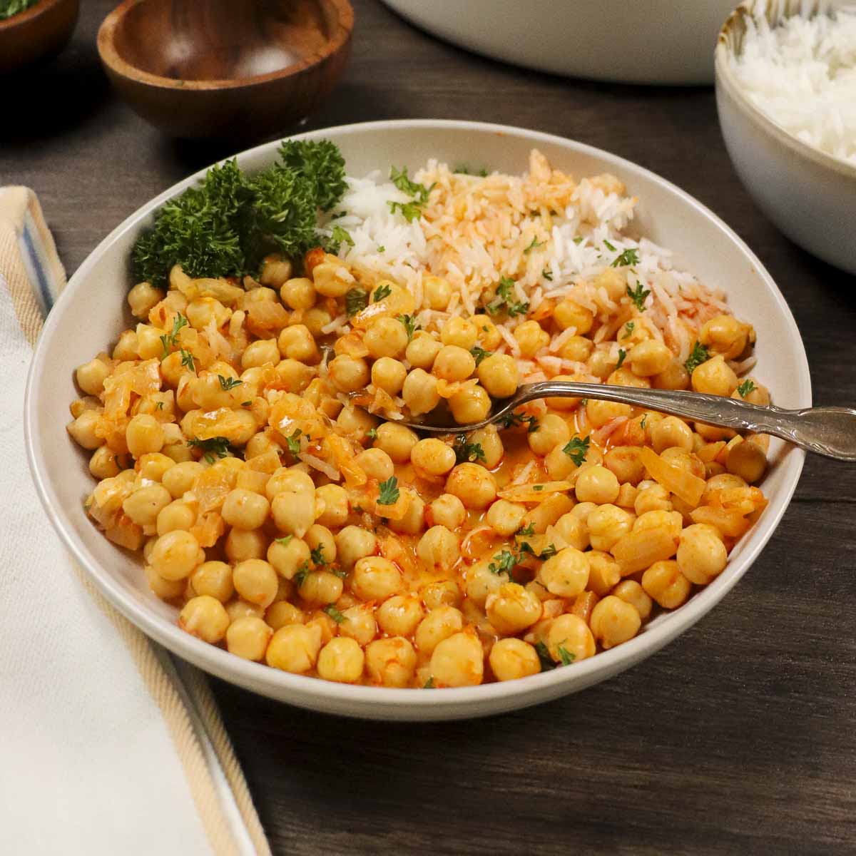 Harissa Chickpeas