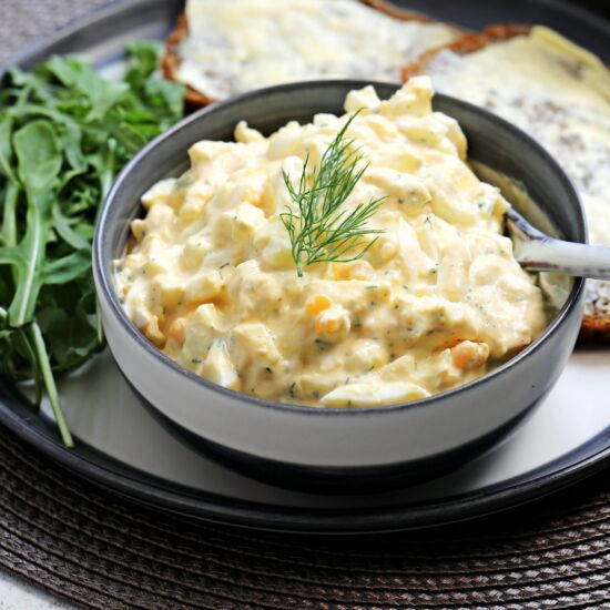 Healthy Egg Salad with Greek Yogurt