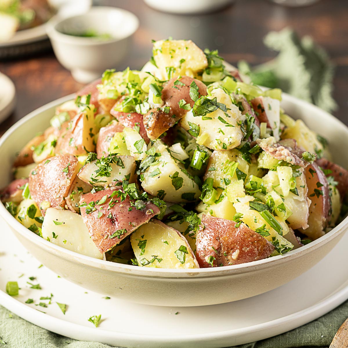 No Mayo Herby Potato Salad