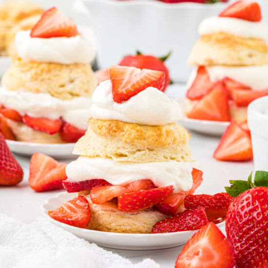 Homemade Strawberry Shortcakes
