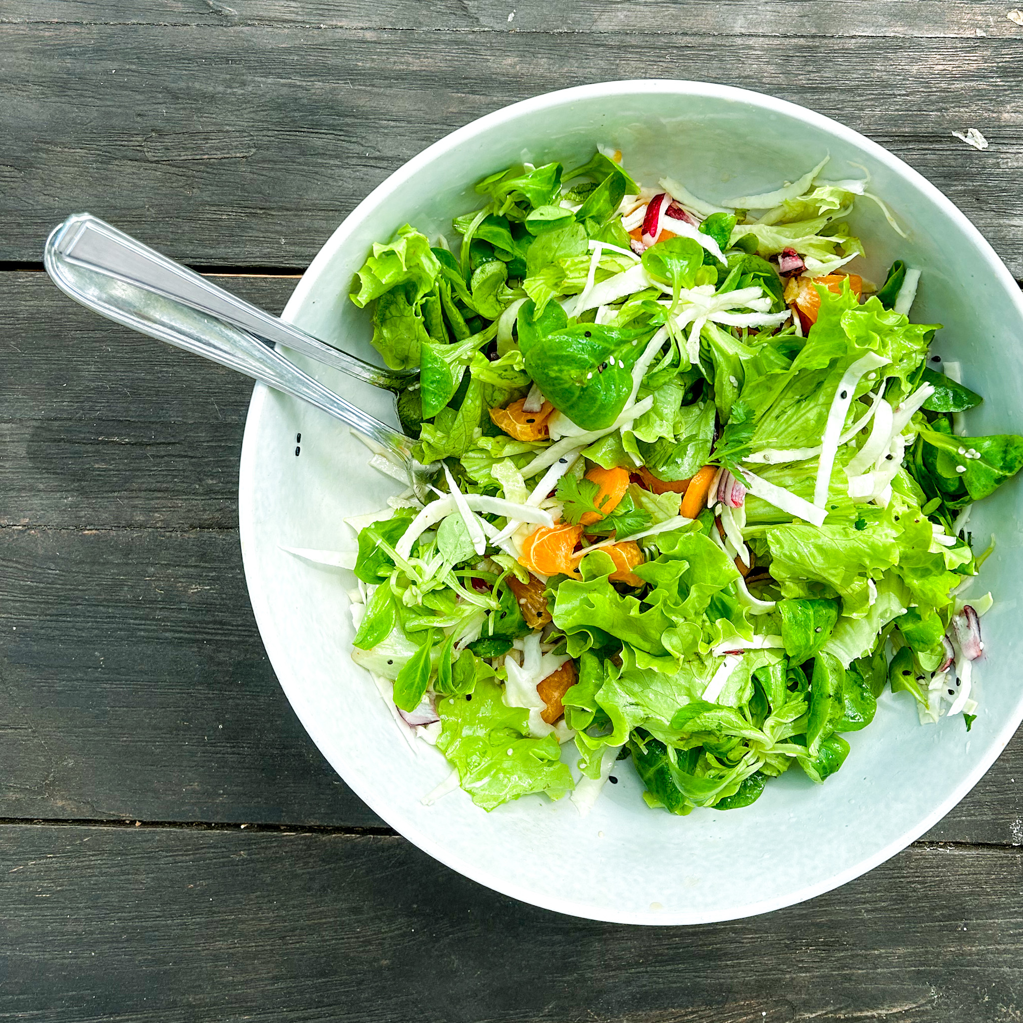 Lambs Lettuce Salad with Parmesan