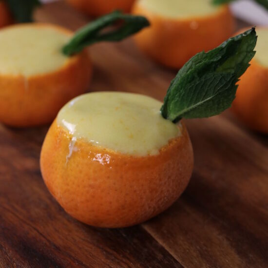 Chocolate Tangerine Possets