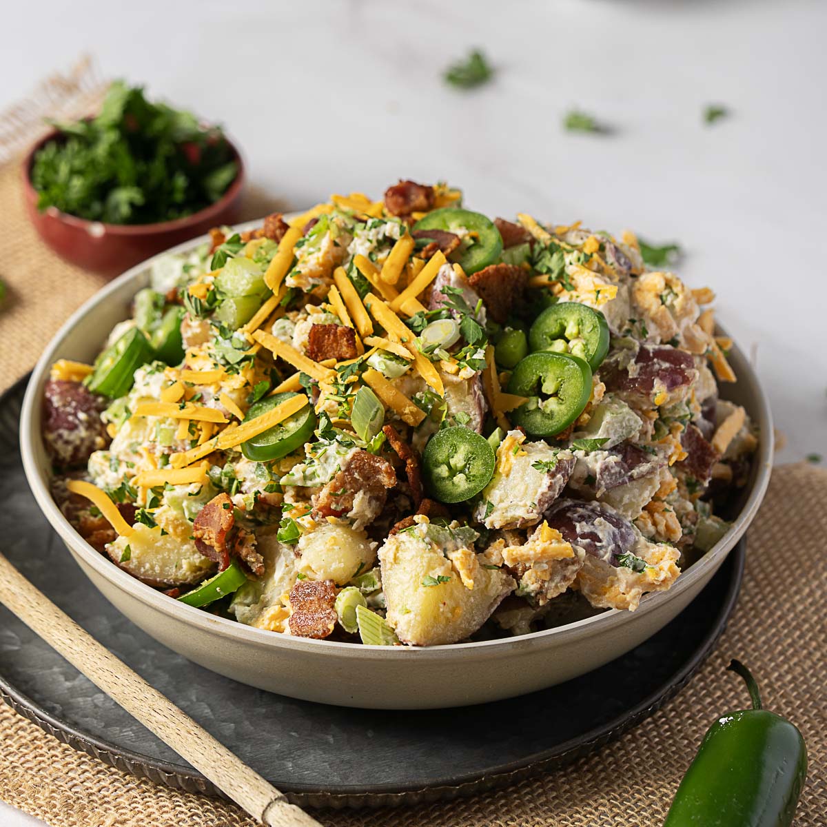 Jalapeno Popper Potato Salad
