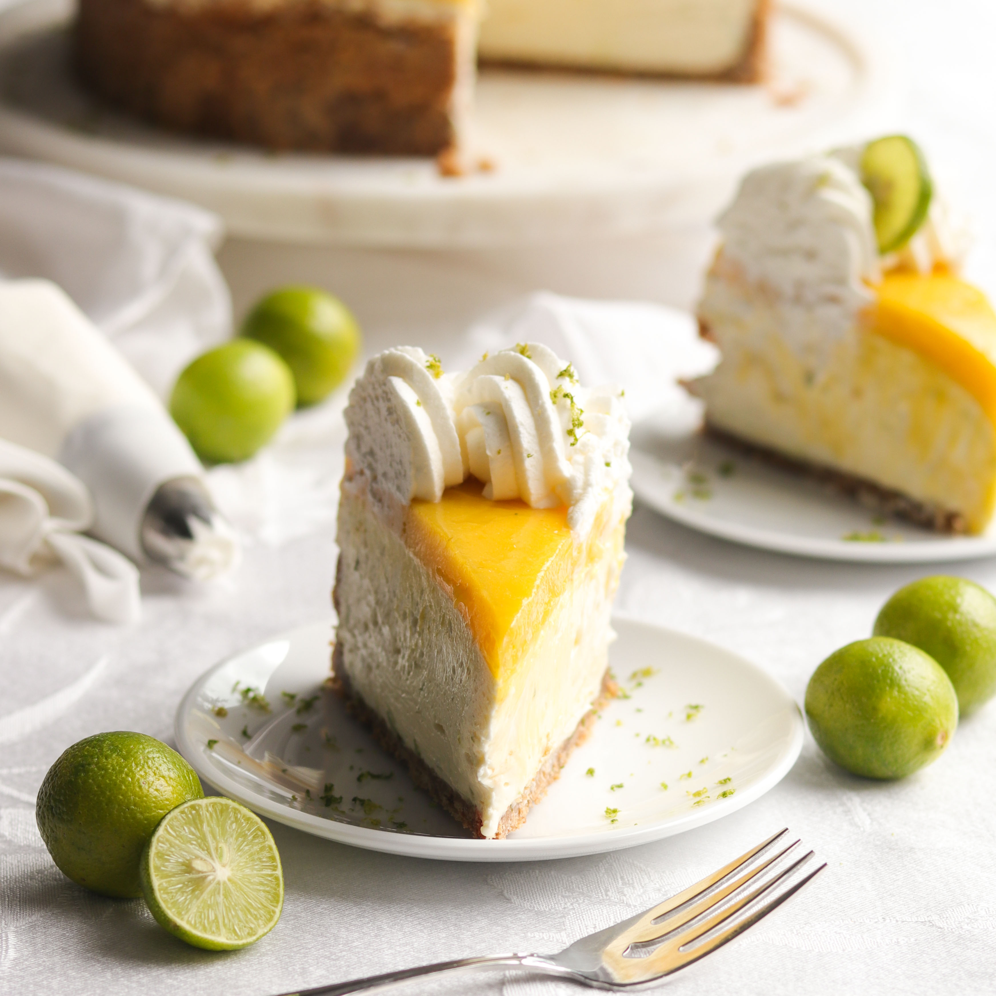 No Bake Key Lime Cheesecake