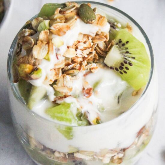 Kiwi Pistachio Parfait