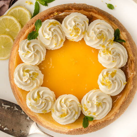 Lemon Curd Cheesecake